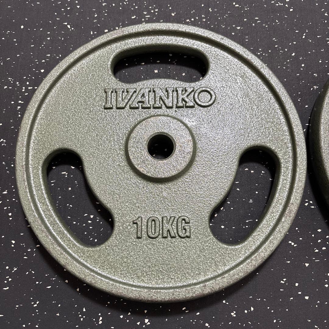 IVANKO ペイントEZグリッププレート 10kg 2枚セットΦ28mm