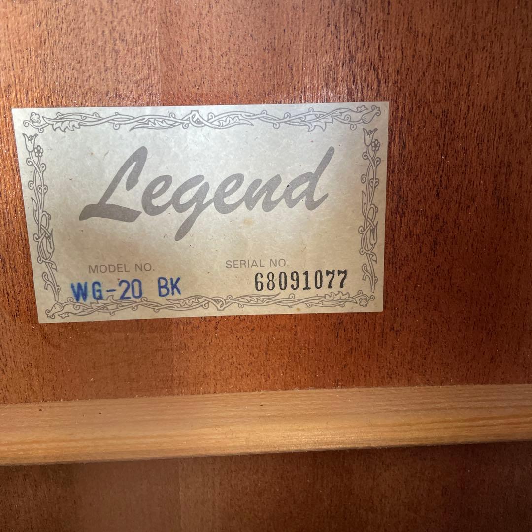 美品 Legend WG-20 BK アコースティックギター