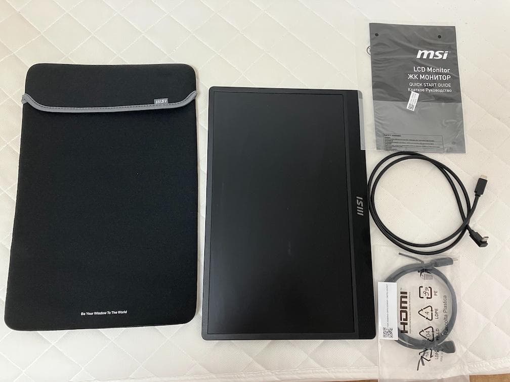 MSI モバイルモニター PRO-MP161-E2