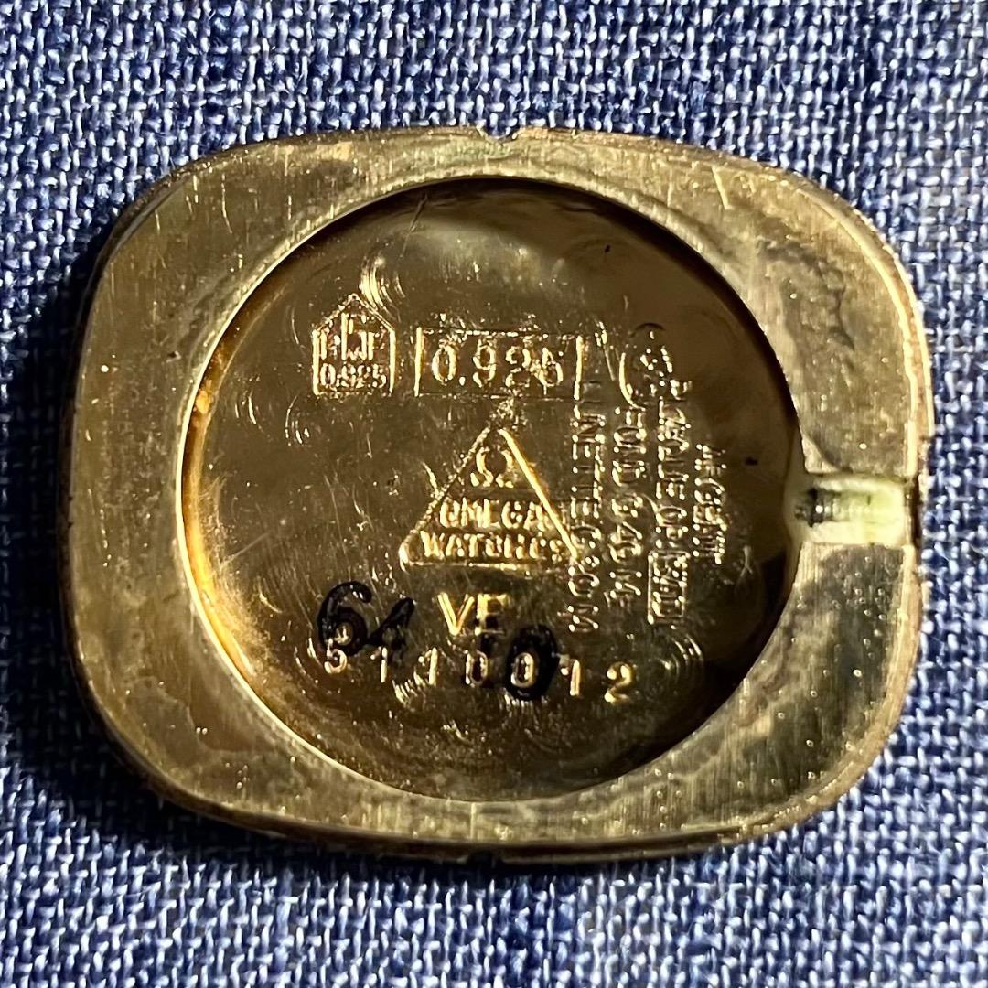 稼働　OMEGA 銀無垢　925 スターリングシルバー　デビル　手巻き　オメガ