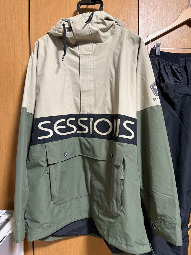 22s SESSIONSスノーボードウェア 上下セット