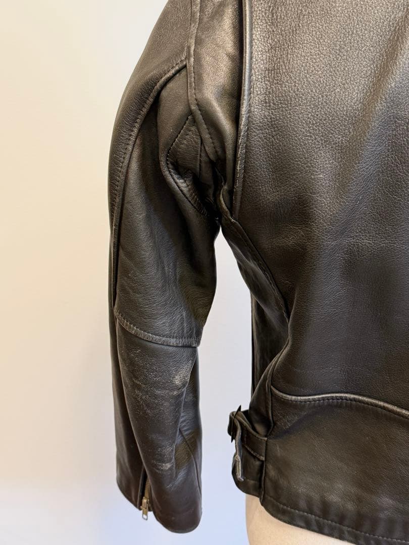 HOUSTON N.Y.C. レザーライダースジャケット サイズ36