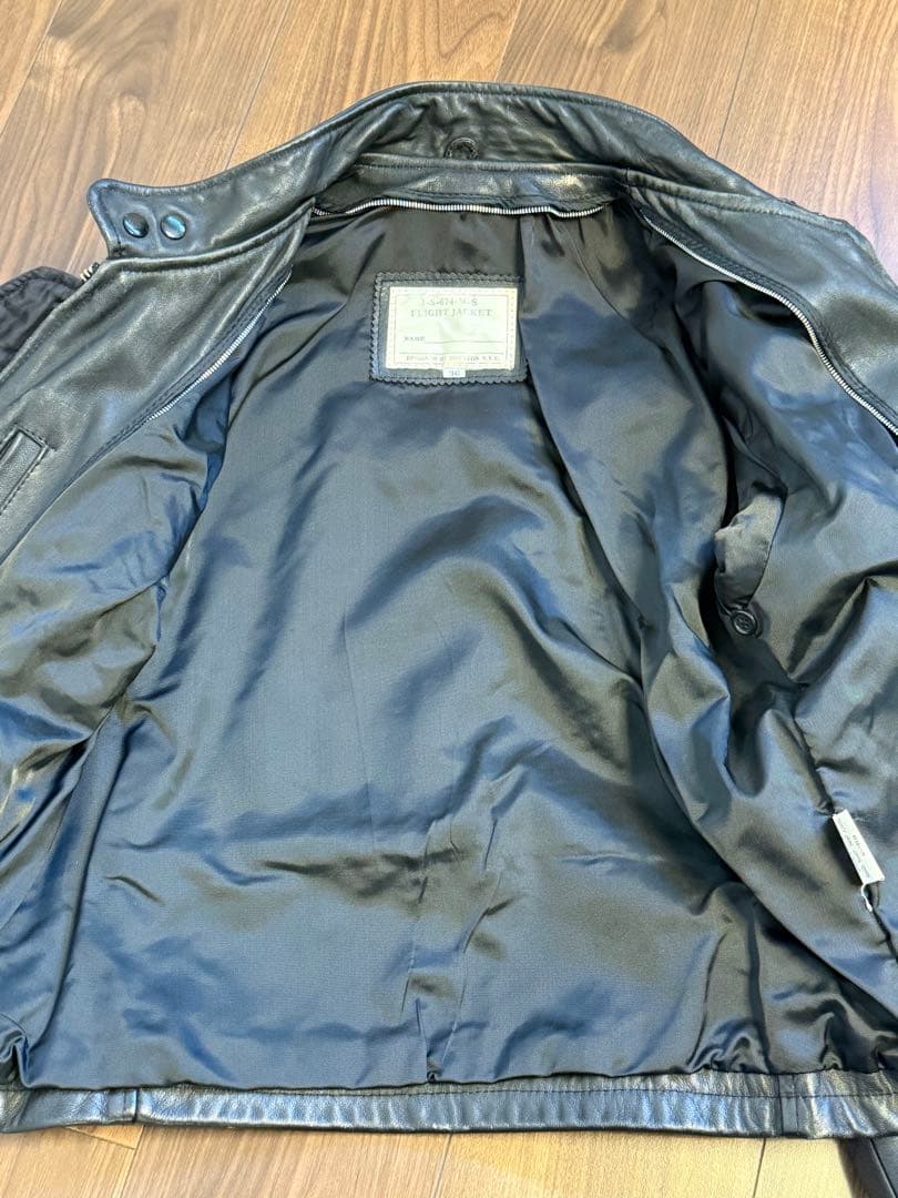 HOUSTON N.Y.C. レザーライダースジャケット サイズ36