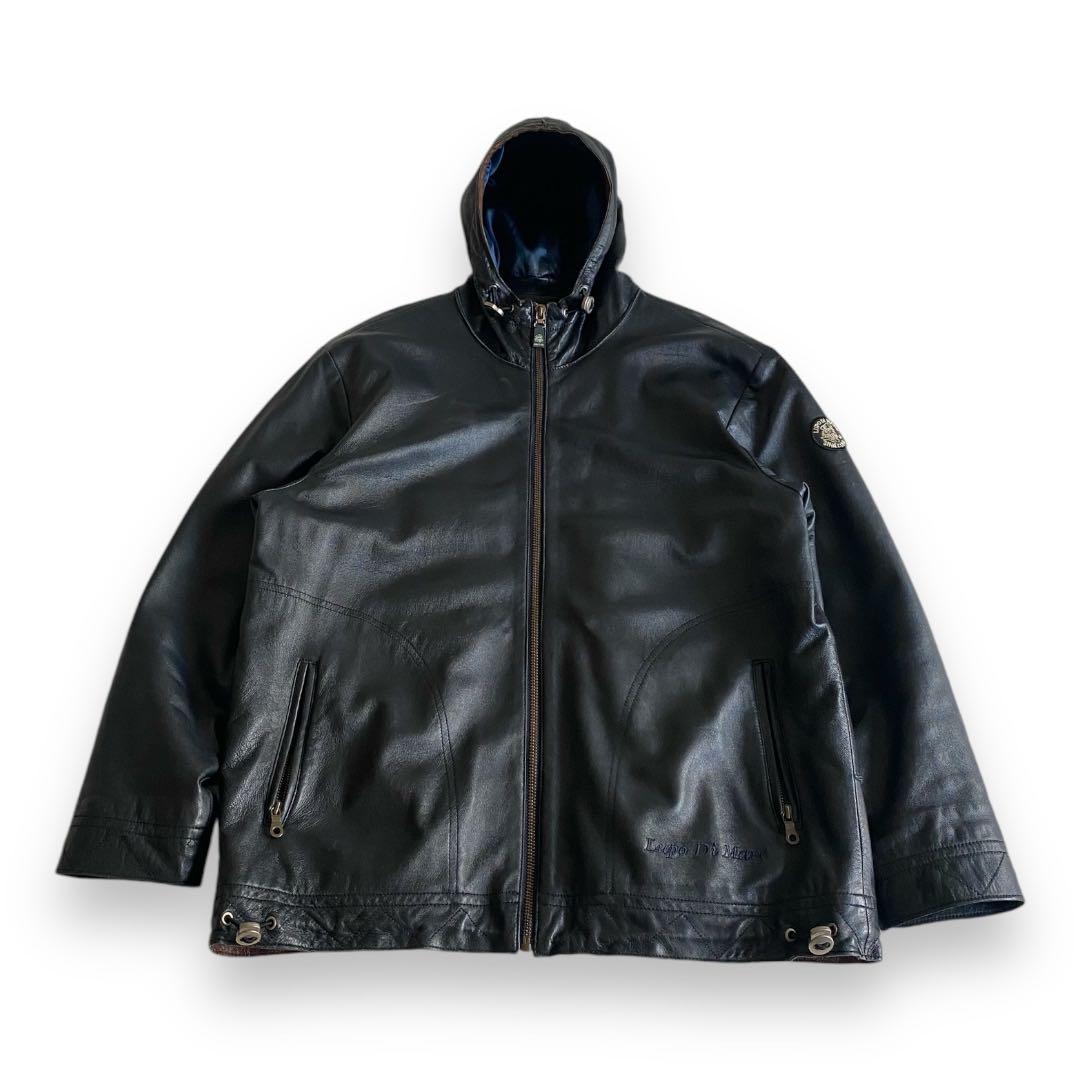 sina cova フーディレザージャケット