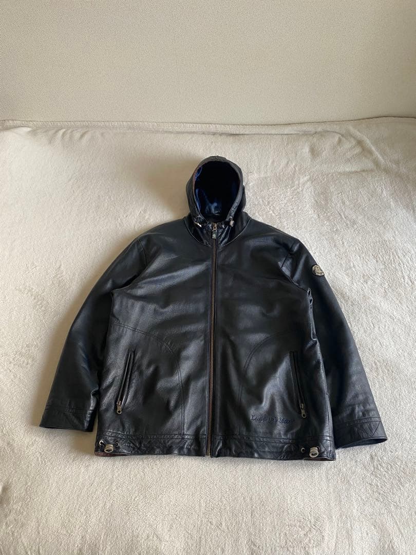 sina cova フーディレザージャケット