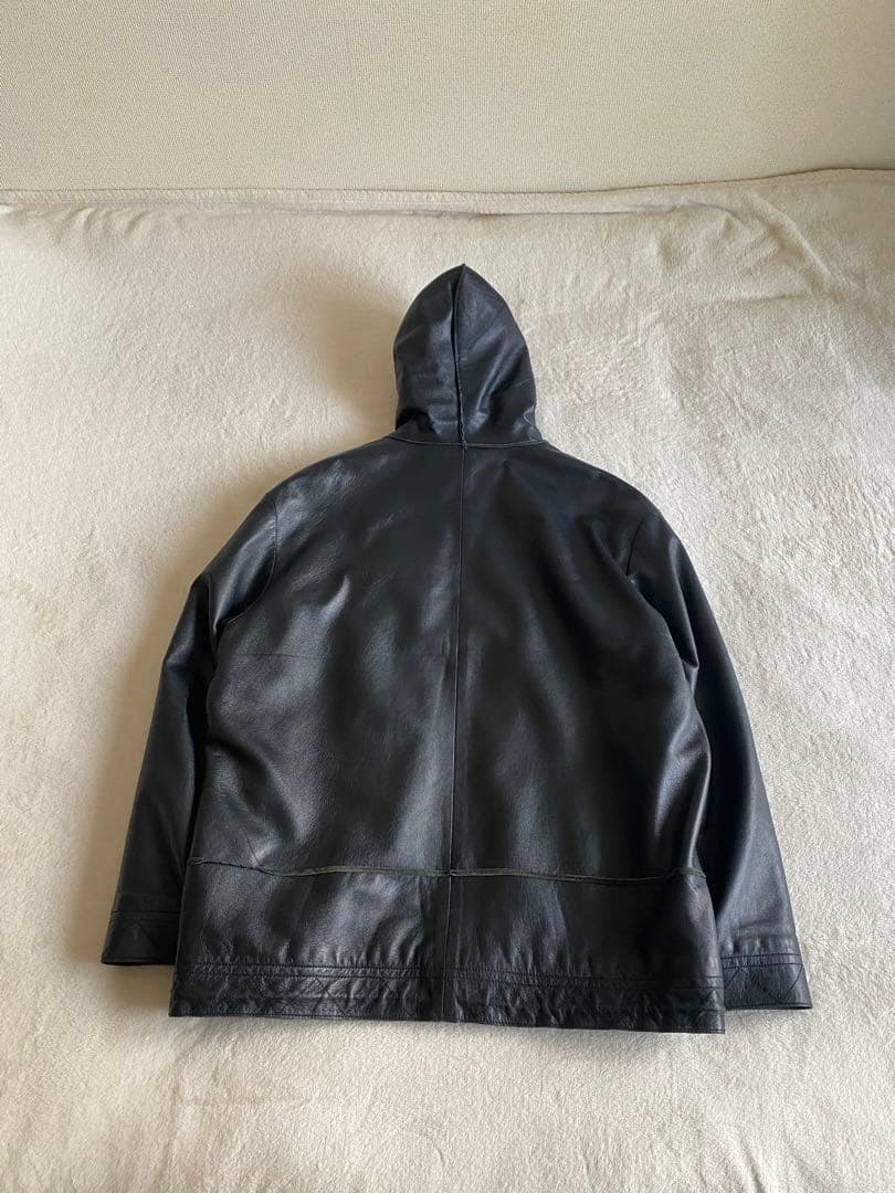 sina cova フーディレザージャケット