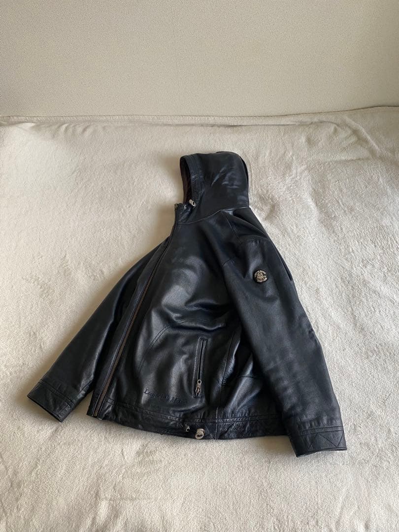 sina cova フーディレザージャケット