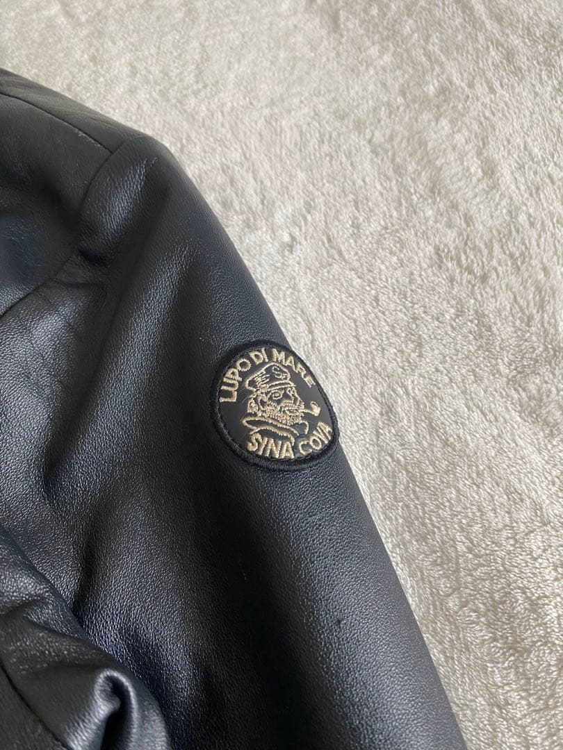 sina cova フーディレザージャケット