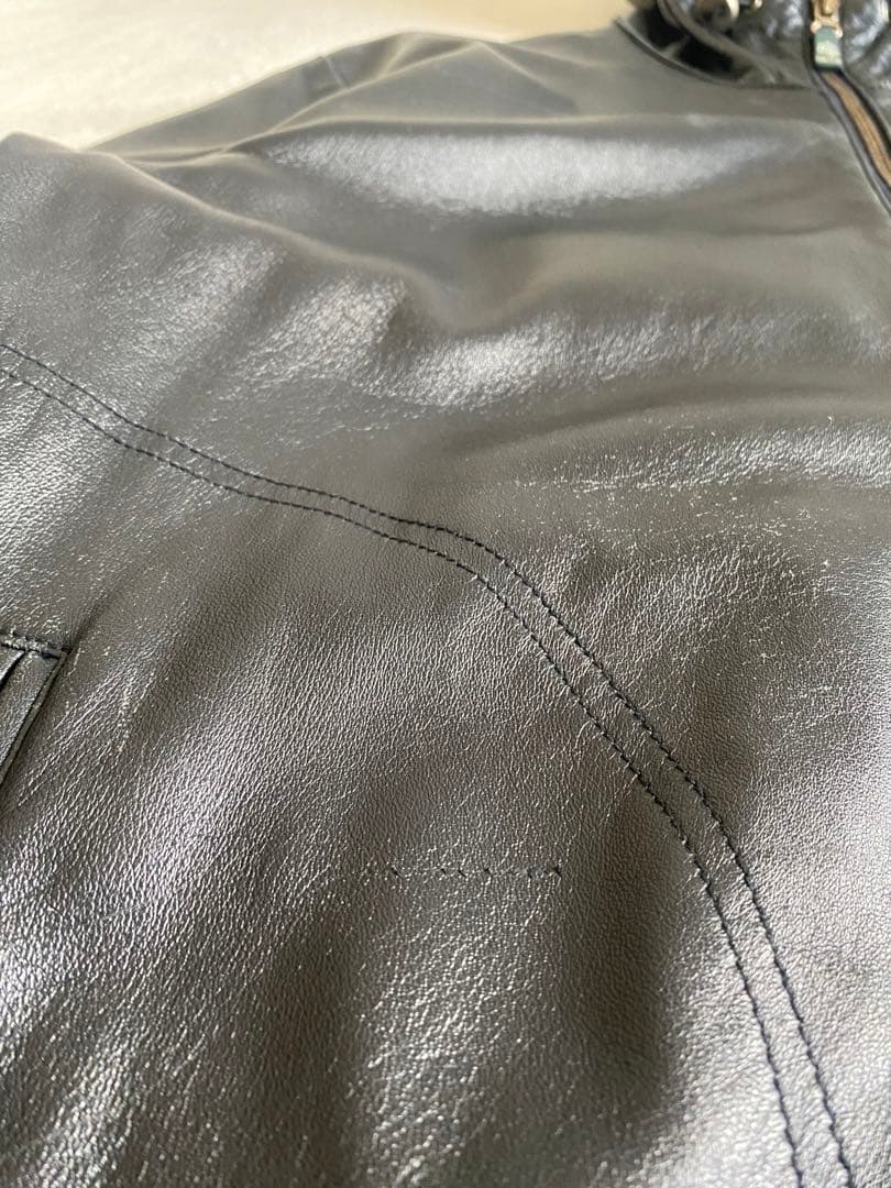 sina cova フーディレザージャケット