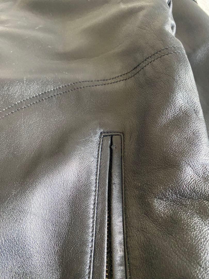 sina cova フーディレザージャケット