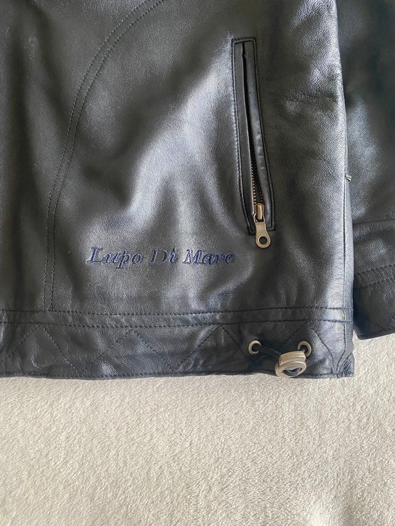 sina cova フーディレザージャケット