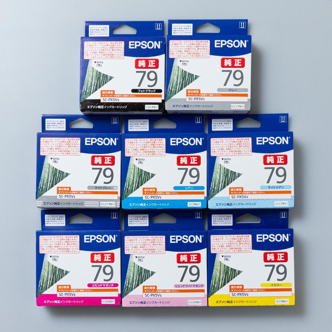 エプソン純正 SC-PX5VII用インクカートリッジ8色セット（竹）