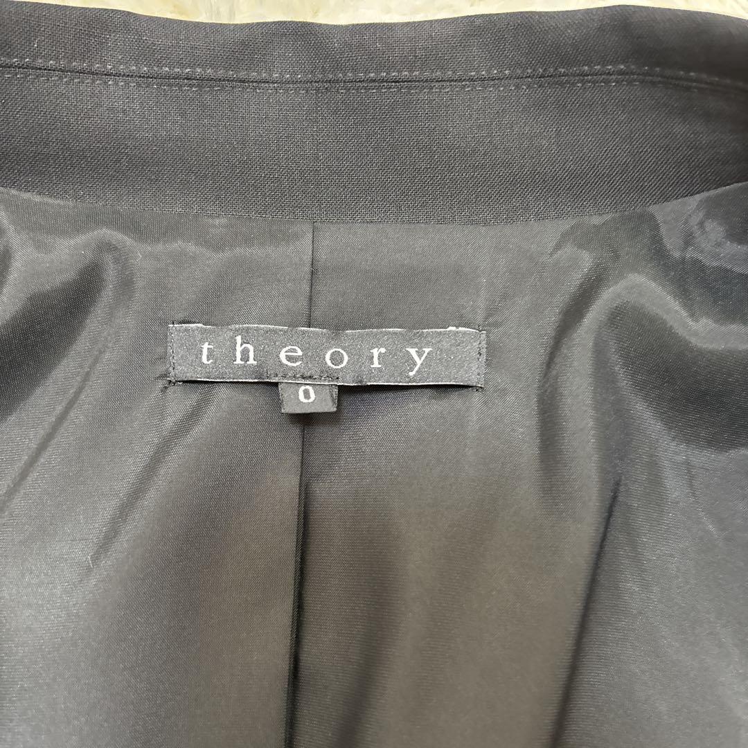 【極美品】セオリー　セットアップ　スーツ　TAILOR　ブラック　Sサイズ