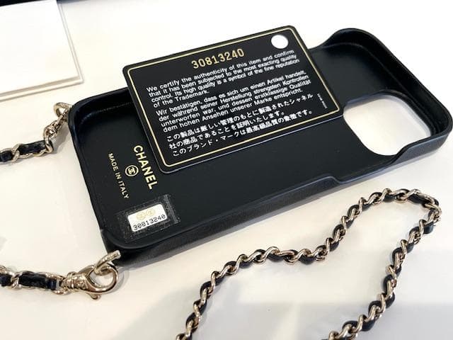 新品　CHANEL シャネル　マトラッセ スマホケース iPhone12pro