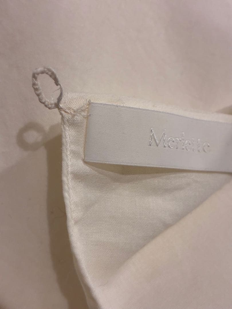 Merlette ティアードドレス　アイボリー　XS