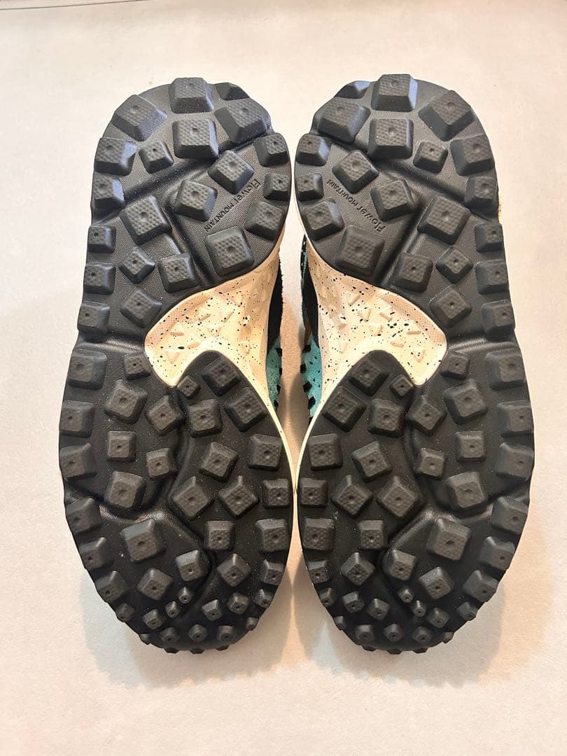 フラワーマウンテン モヒカン ターコイズ/ダークブラウン 27.5cm