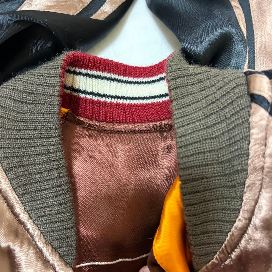 【AVIREX】アヴィレックス　スカジャン　両面　サイズ:L スーベニア