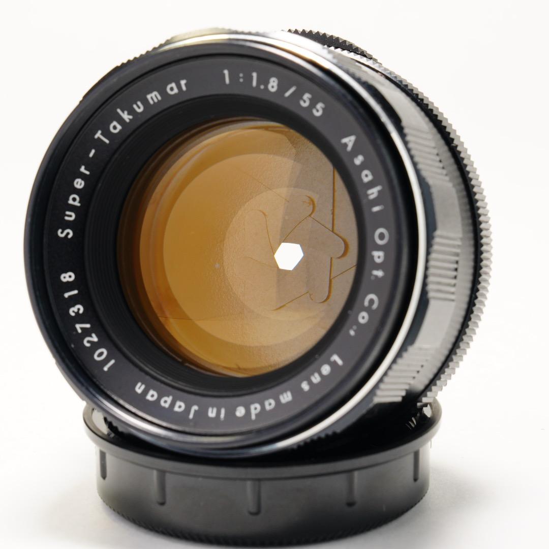 【虹色ゴースト】動作◎ Super Takumar 55mm F1.8 前 18