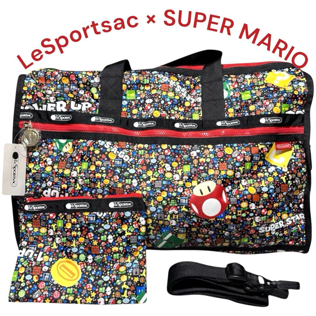 レスポートサック　マリオ　ボストンバッグ　ショルダーバッグ　LeSportsac