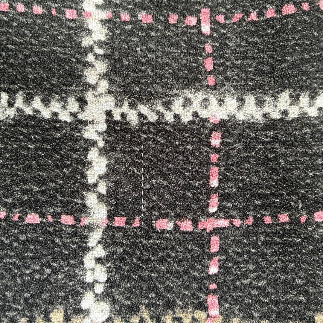 美品★M'S GRACY ツイードライクプリントワンピース リボン 大きいサイズ