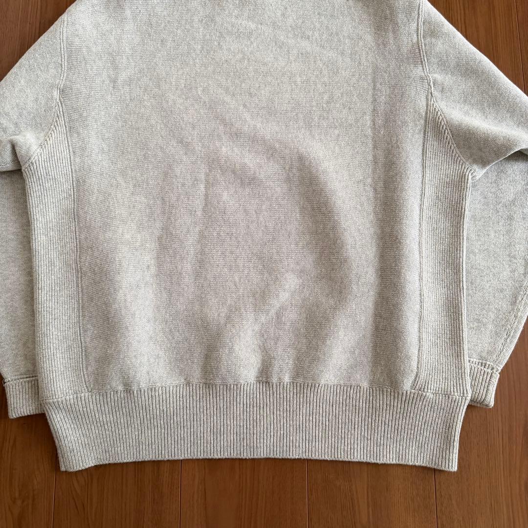 BODHI リバースウィーブ型 カシミヤ ニット セーター