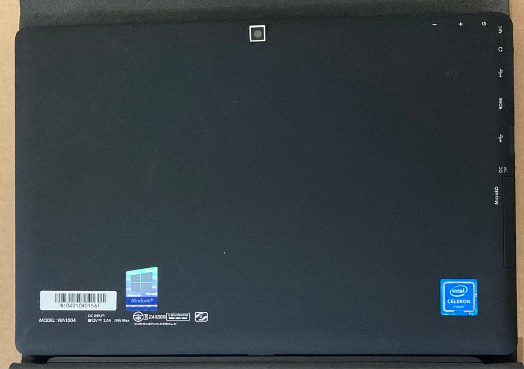 Androidタブレット本体 Mouse WN1004 Celeron N4100 4GB 64GB