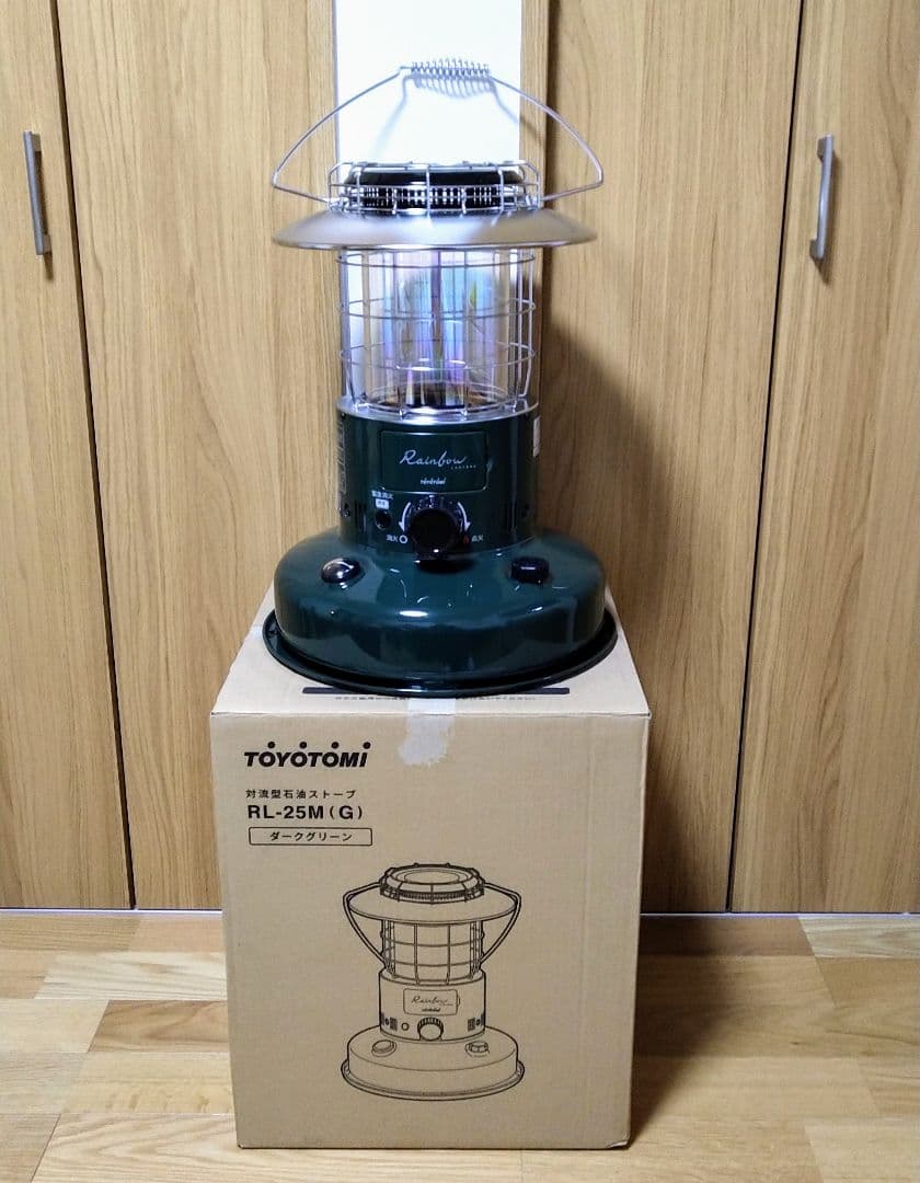 【美品】【2022年製】トヨトミ レインボーストーブ RL-25M(G)