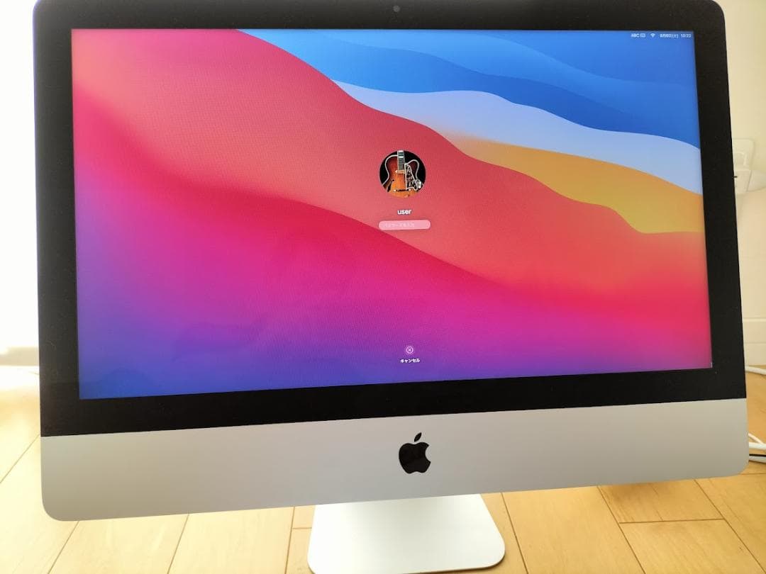 iMac 2014 21.5 SSD　35秒位で起動します