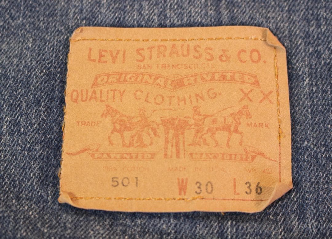 Levi's リーバイス 501 古着 デニムトートバッグ ビンテージ　66