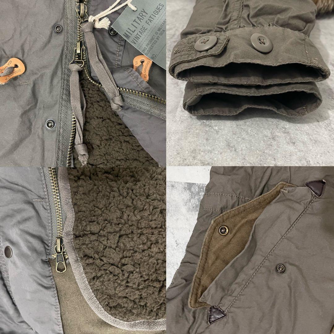 goa G.O.A カーキ ファー モッズ ミリタリー コート y2k MA1