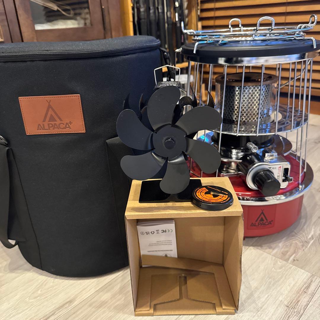 ALPACA ストーブ セット売り❣️値下げ中❣️美品❣️お得‼️赤人気色❣️直ぐ発送