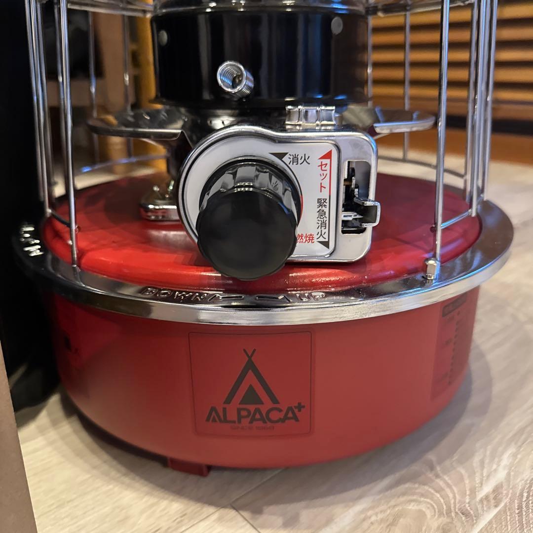 ALPACA ストーブ セット売り❣️値下げ中❣️美品❣️お得‼️赤人気色❣️直ぐ発送