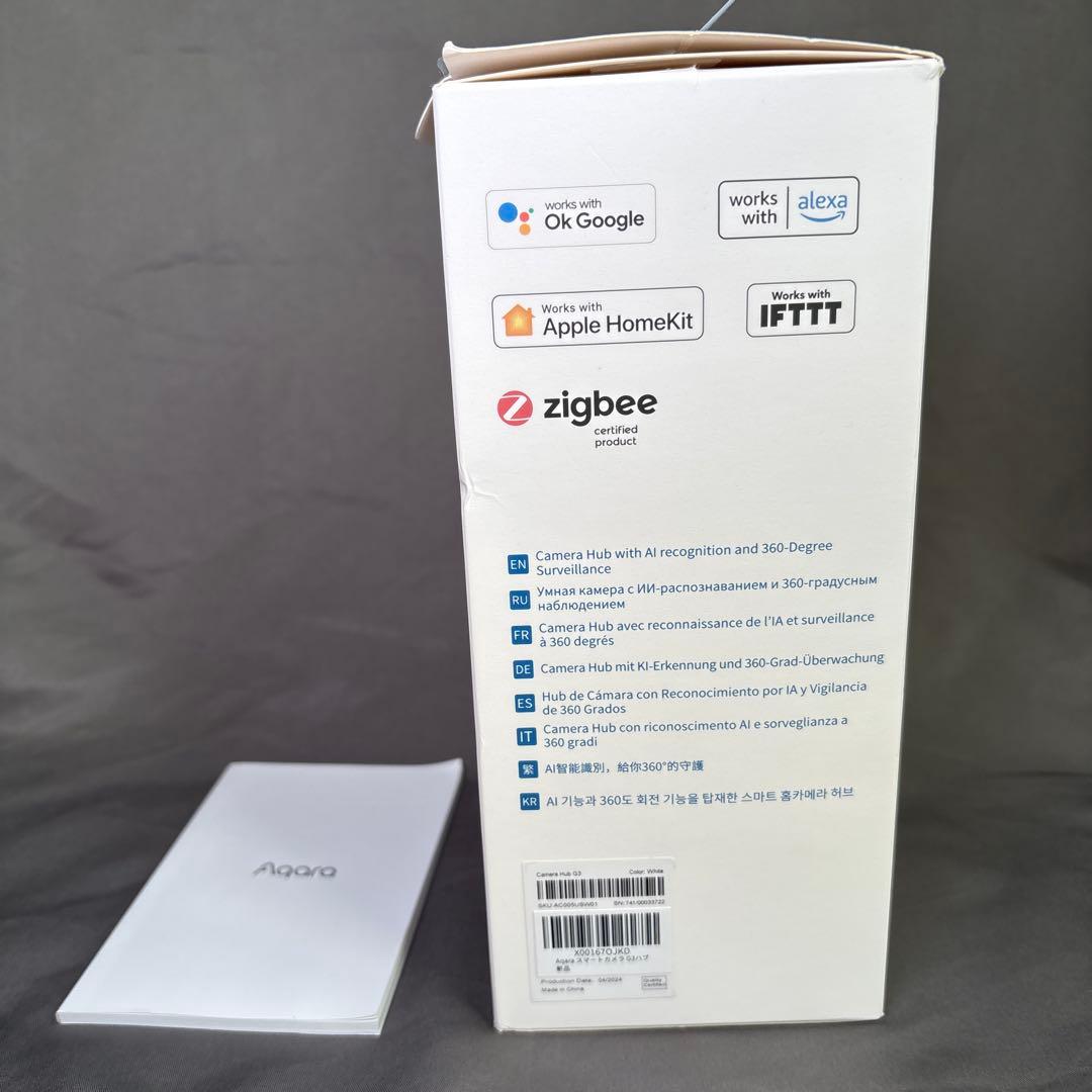 Aqara スマートカメラ G3ハブ CH-H03 防犯カメラ