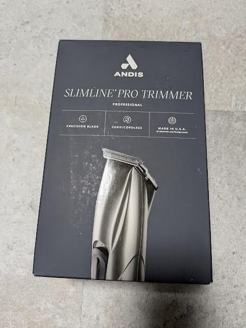 Andis スリムプロリチウムt-ブレードtrimmer-シルバーE03-01
