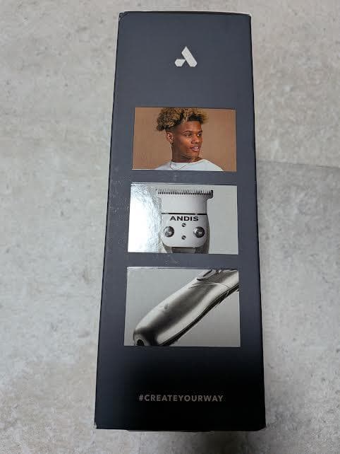 Andis スリムプロリチウムt-ブレードtrimmer-シルバーE03-01