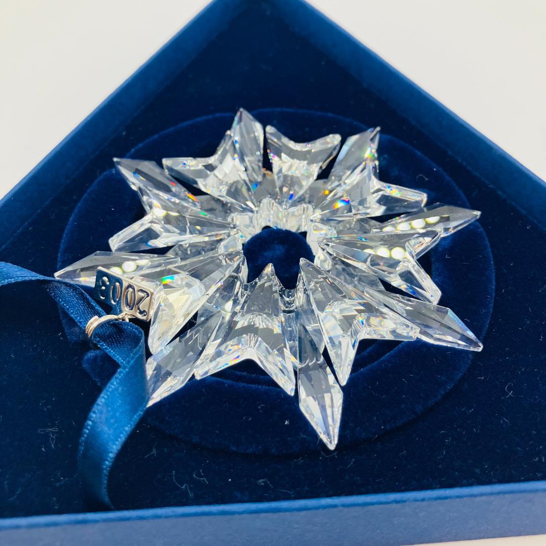 美品 未使用 SWAROVSKI クリスマス オーナメント 2003 クリスタル