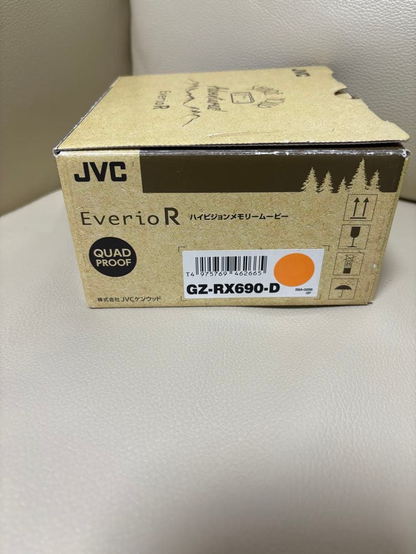 GZ-RX690-Dオレンジ Everio R ハイビジョンメモリームービー