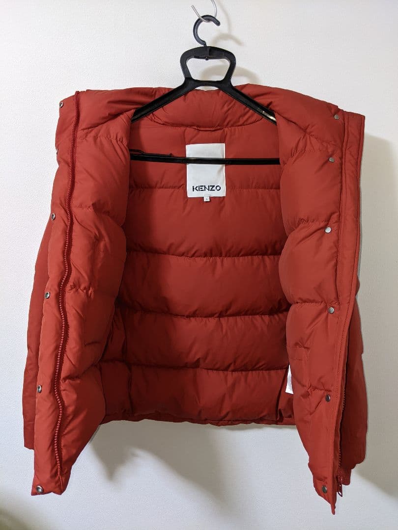 KENZO ダウン 90% L タイガー 美品 フード付 2WEY