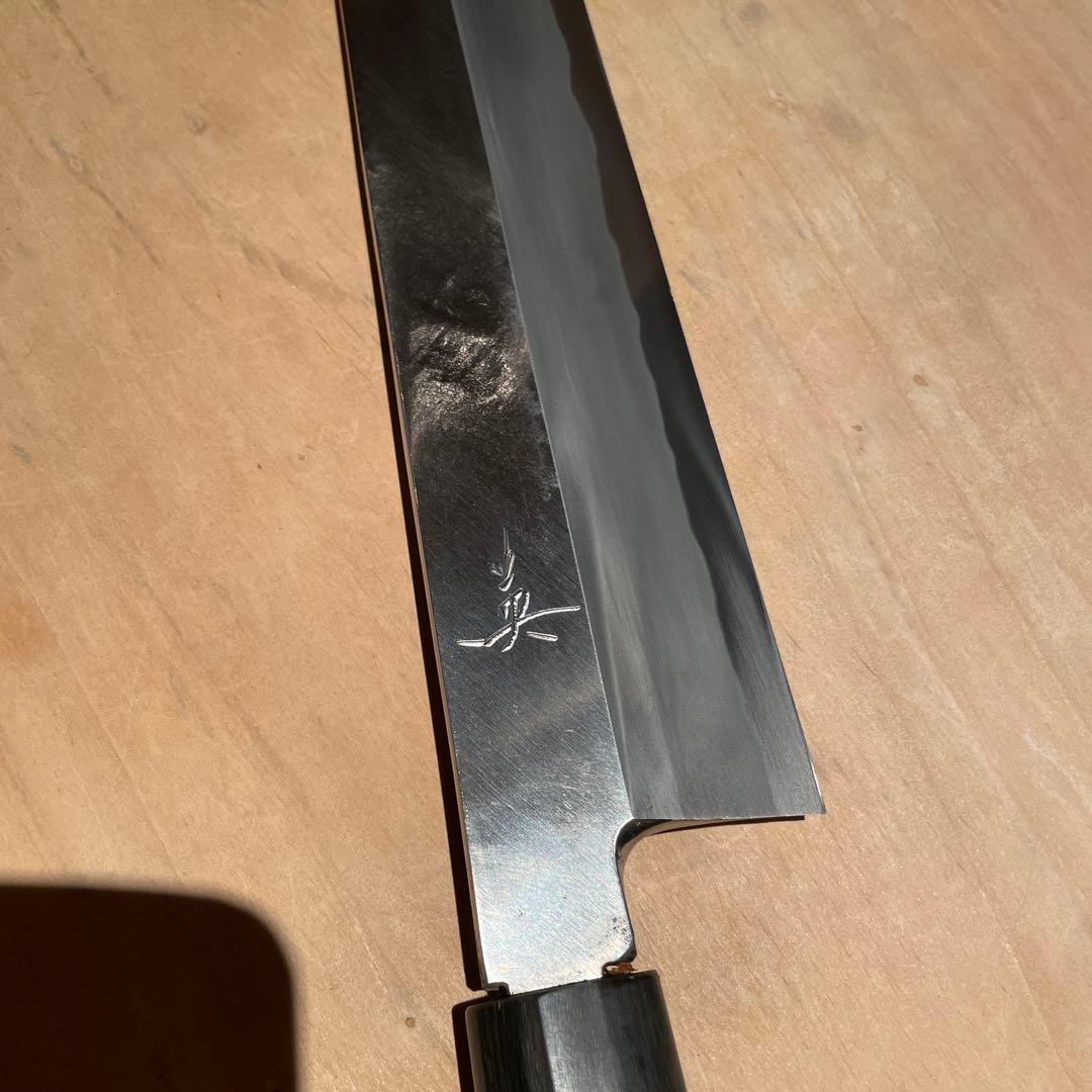 堺英、骨切り包丁 約30cm 木製ハンドル