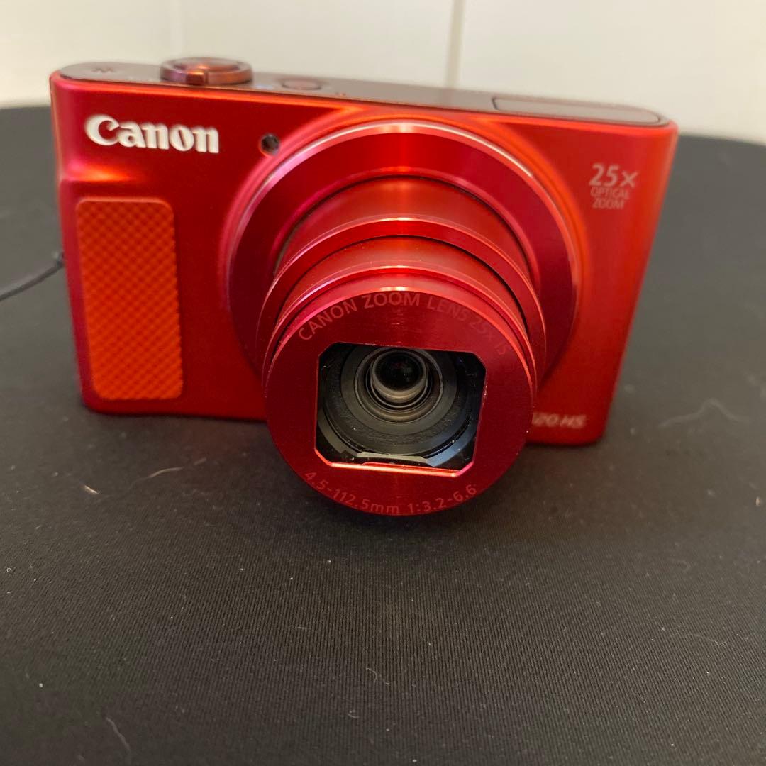 Canon デジカメ SX620HS レッド　液晶キズ無wifi バッテリー2