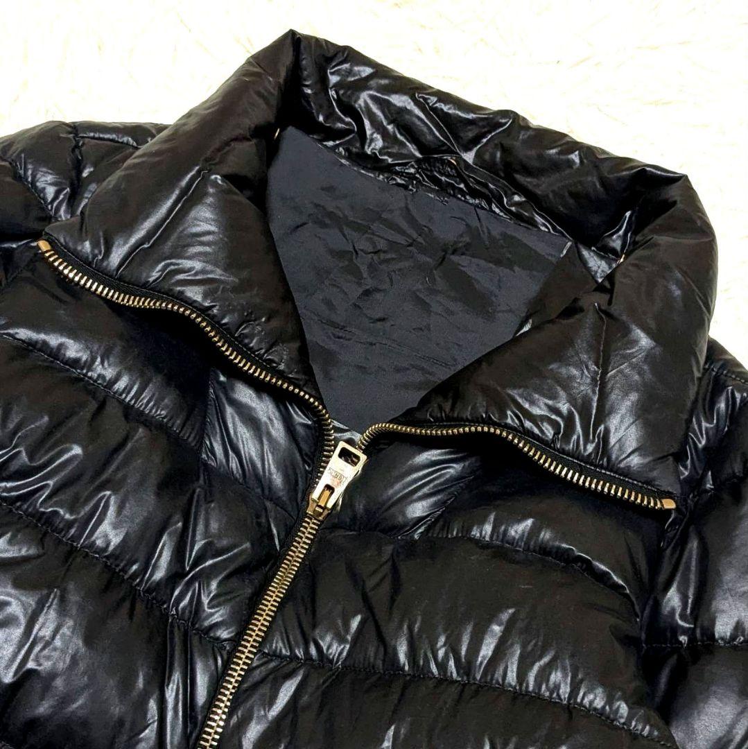 HERNO ヘルノ ダウンコート ロング フォックスファー ブラック L