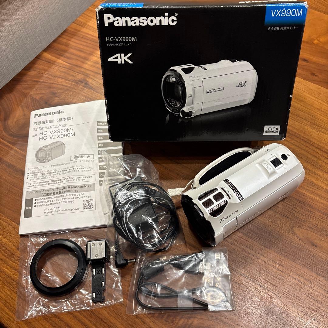Panasonic HC-VX990M 4Kビデオカメラ