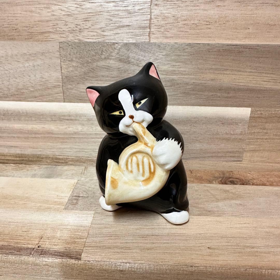 黒猫楽団 オーケストラ 置物　11体　アンティーク セブンコーポレーション