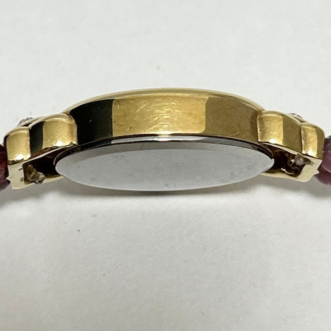 稼働/新品電池 ジュエリーコレクション ピンクシェル ブレスウォッチ