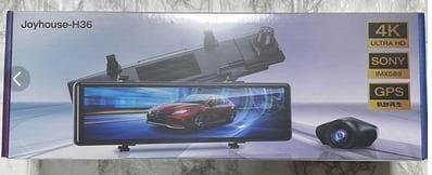 ドライブレコーダー ミラー型 12インチIPS大画面 4K 前後カメラ 64GB