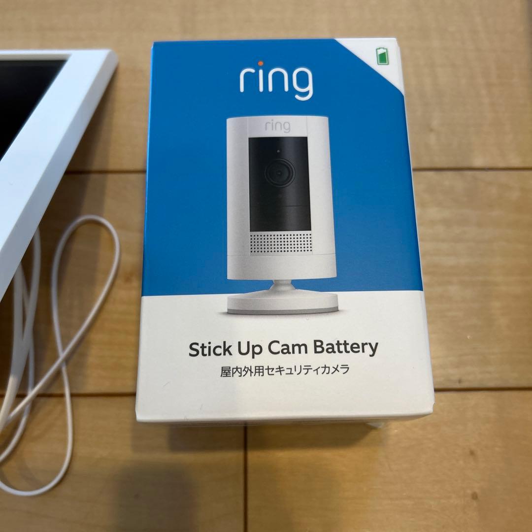 リングカメラ、ソーラーパネルセット