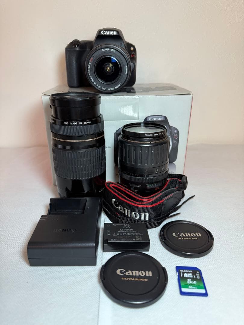 Canon EOS Kiss X9標準ズーム/望遠ズーム2本/計3本レンズセット