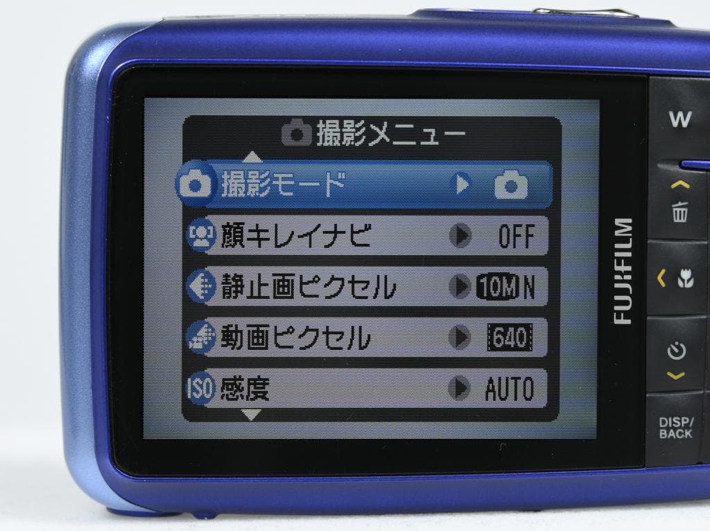 【美品】 フジフイルム　FUJIFILM FinePix Z33WP ブルー