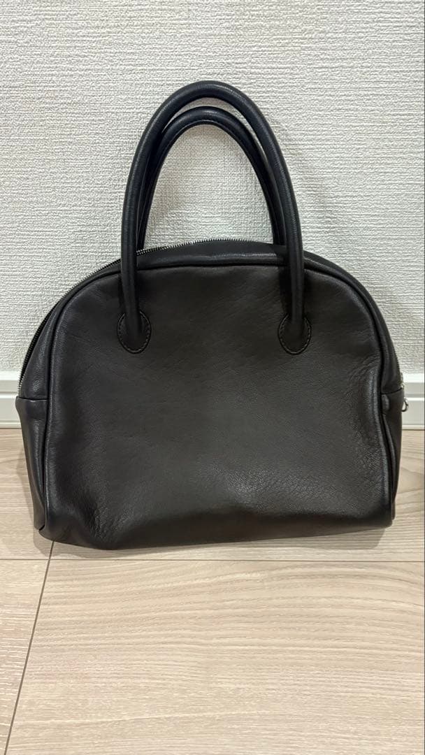 Aeta DA25 ボストンバッグ S 黒 レザーハンドバッグ 保存袋付き