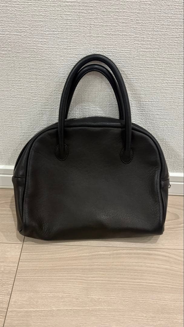 Aeta DA25 ボストンバッグ S 黒 レザーハンドバッグ 保存袋付き